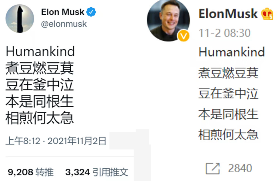 Elon musk chinese poems