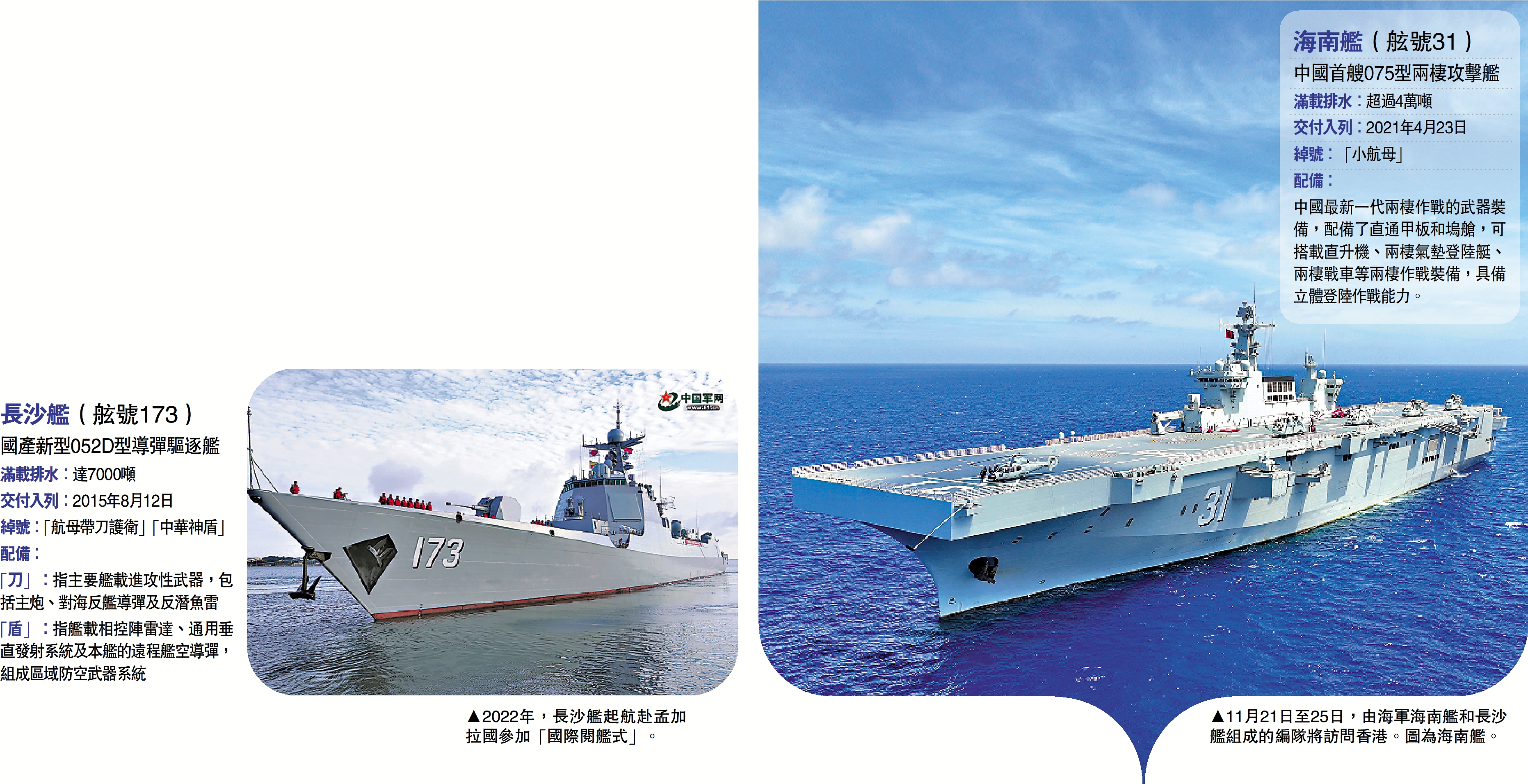 海南艦長沙艦編隊今抵港料萬餘人次登艦參觀- 港聞- 點新聞