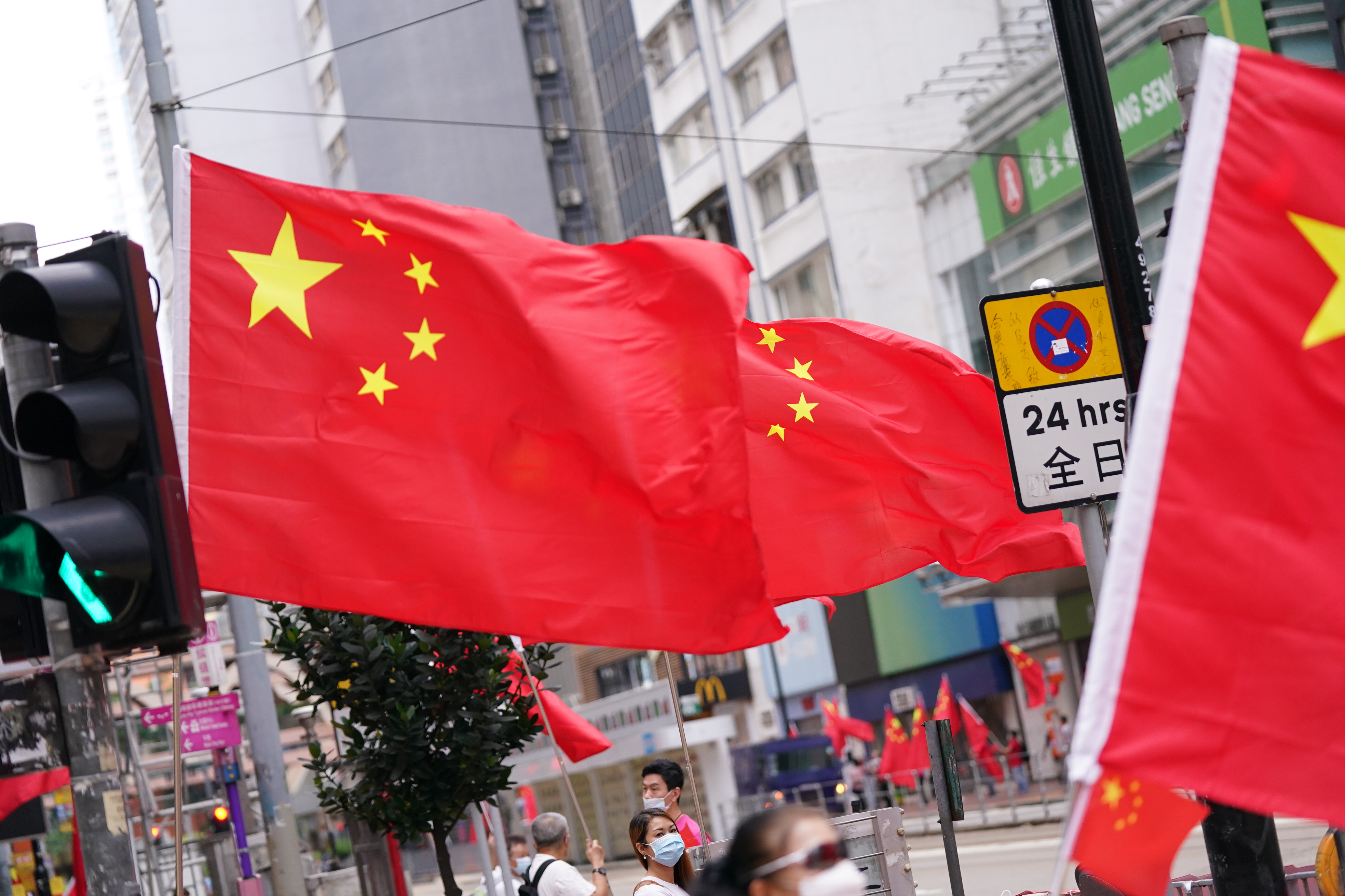 市民國旗巡遊慶祝國慶 圖集 香港文匯網