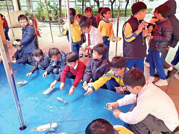 綠得開心 校園 考察用水行為縮短洗澡時間 教育 香港文匯網