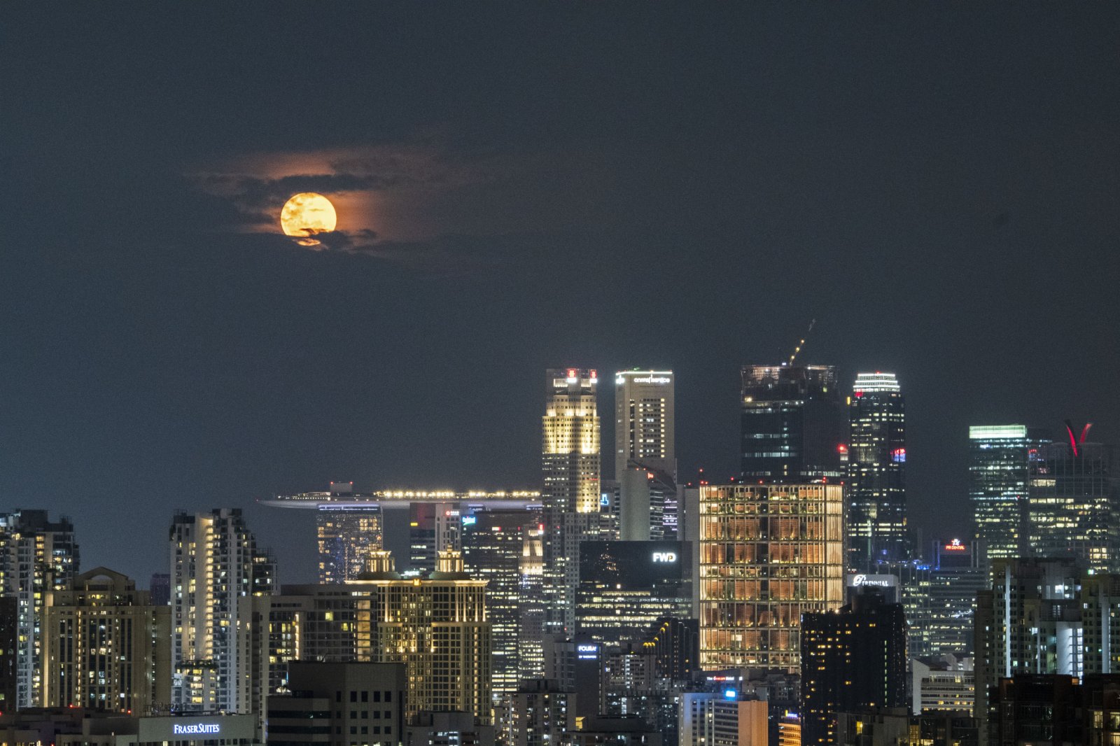 2021年首次「超級月亮」現身夜空- 國際- 香港文匯網