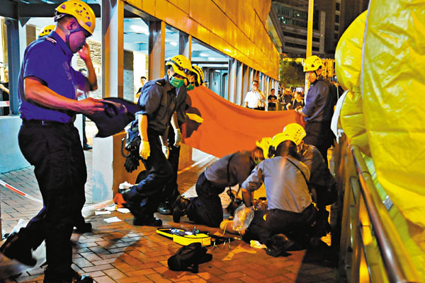 黃雨衣男 死因研訊解散陪審團再審 香港 香港文匯網