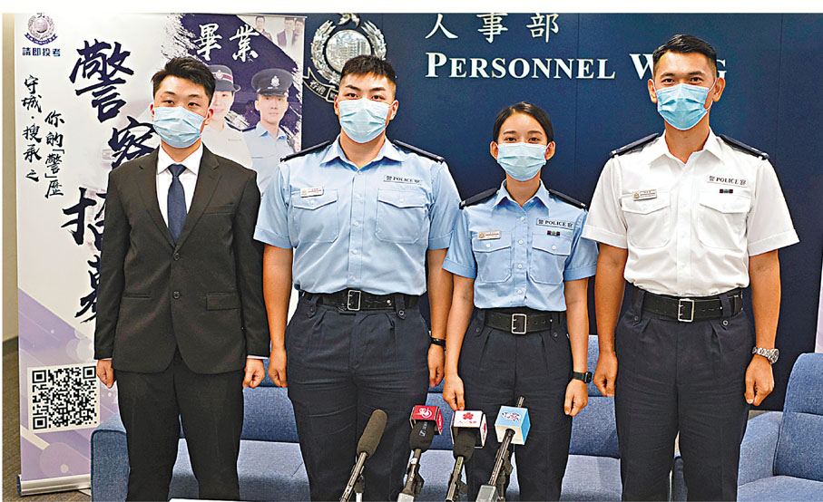 首半年成功投考警察人數增47 香港 香港文匯網