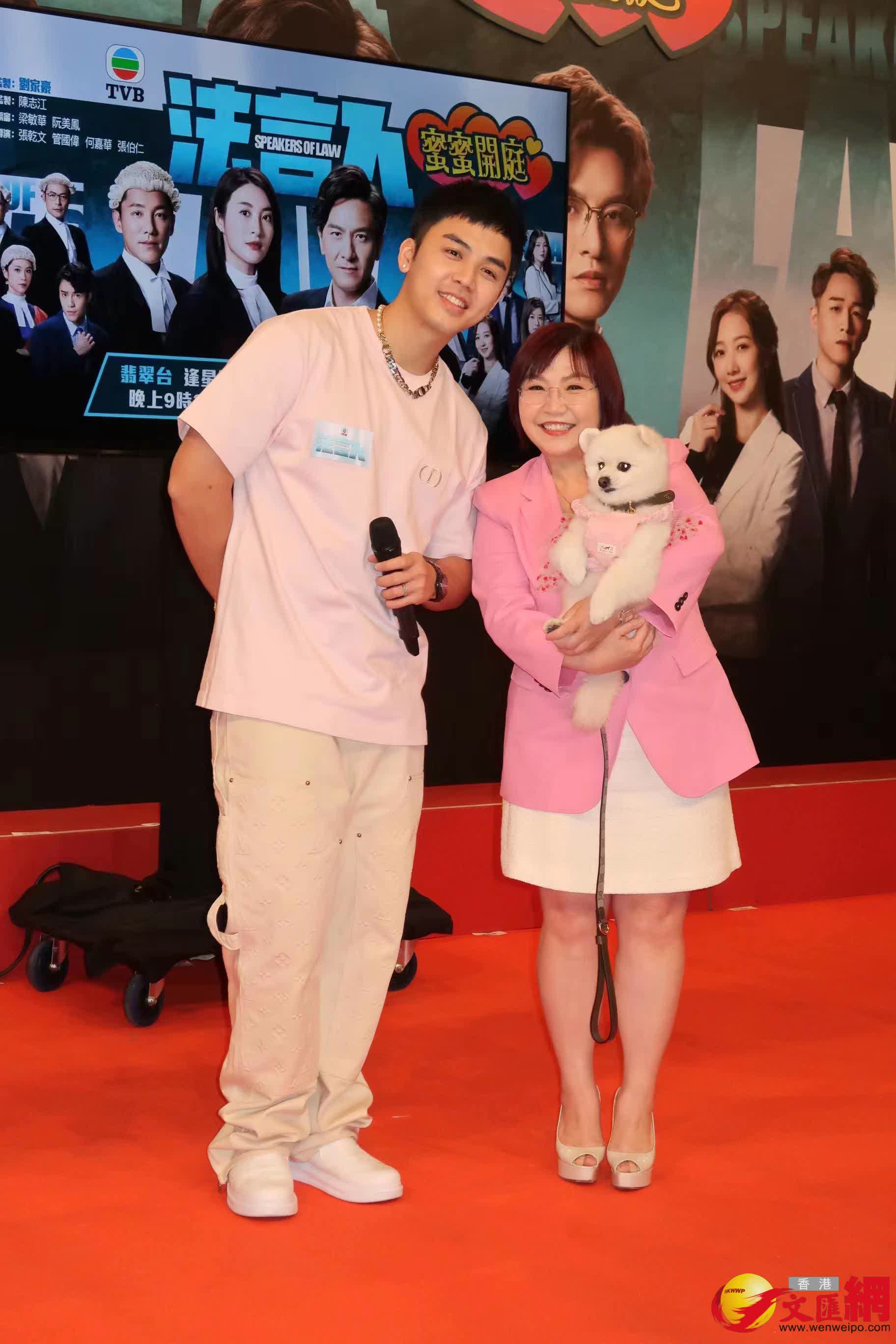 林夏薇出席《法言人》之「蜜蜜開庭」記者會- 香港- 香港文匯網