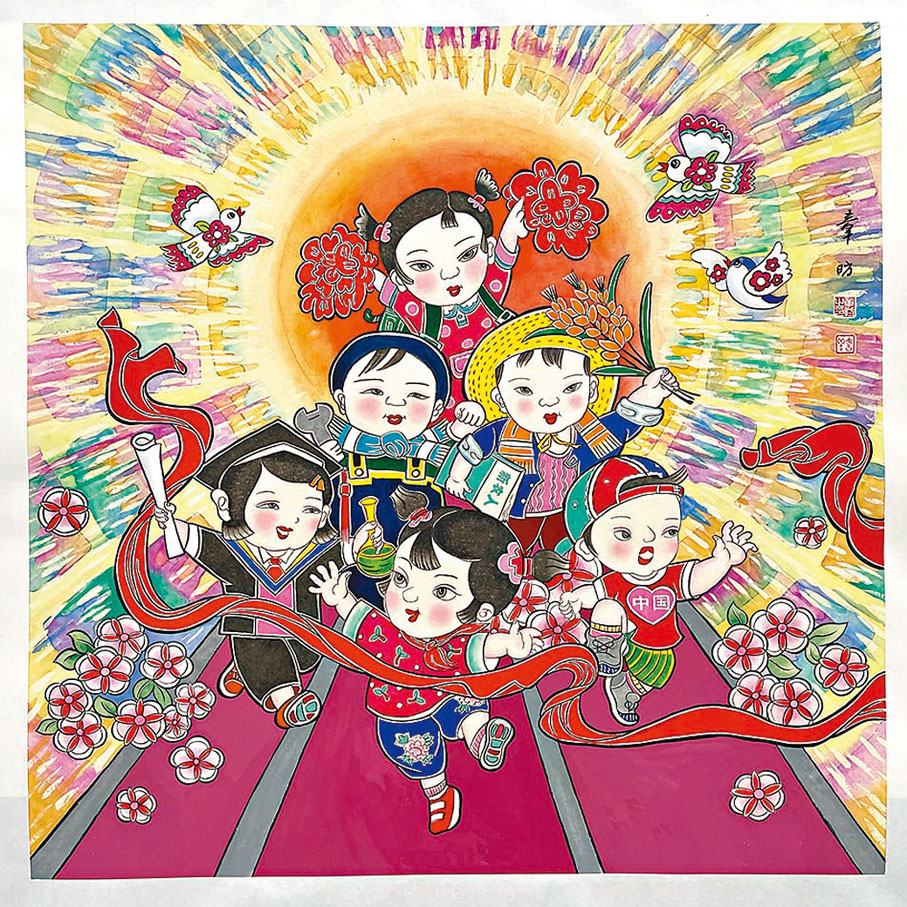 四川綿竹年畫系列下】傳統民俗文化融入時代脈搏小小年畫東方神話- 副刊