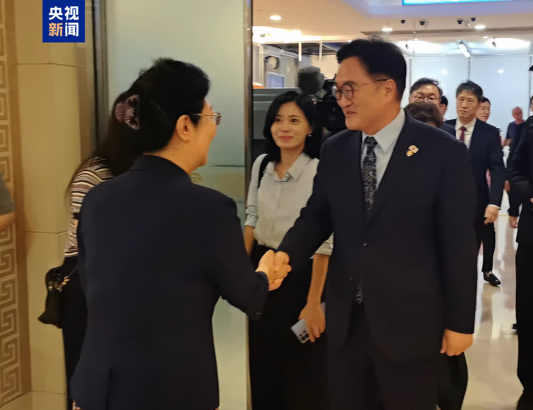 韓國國會議長禹元植抵京將出席抗戰勝利80周年紀念活動- 神州- 香港文匯網