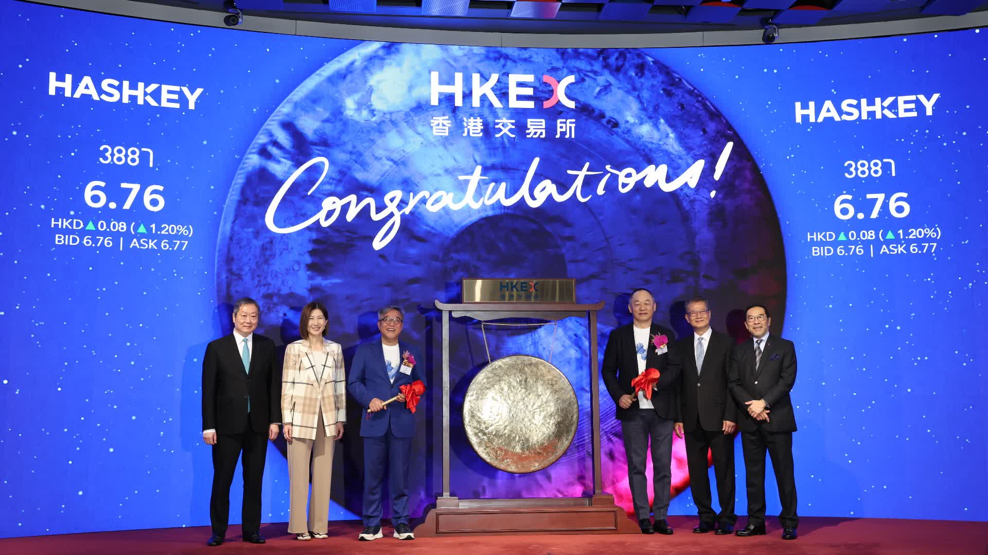 HashKey Holdings今日主板掛牌集資淨額約14.8億元- 財經- 香港文匯網